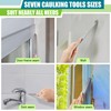 Saillong 7PCS Caulking Spatula Tool Set, Professional Stainless Steel Caulk