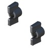 cyclingcolors 2x Wing Nuts M4 M5 M6 Plastic Thread Steel