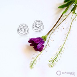 Celtic Knot Stud Earrings Never Rust 925 Sterling Silver Hypoallergenic, For Women, Girls and Teens w Free Breathtaking Gift Box