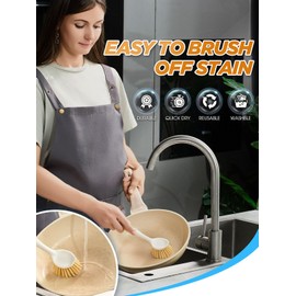 Kitchen Brushes for Meat Chopper, Meat Grinder Brushes, Chicken Shredder Brushes, Ground Beef Chopper Tool Brushes, Scrub Brush for Pans, Pots, Counter & Kitchen Sink Cleaning, Dishwashing