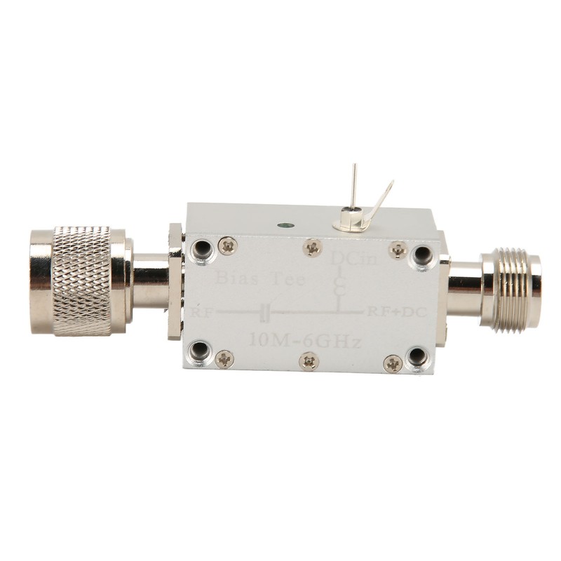 RF Broadband Amplifier 10MHz‑6GHz DC50V Aluminum Alloy RF DC Blocker