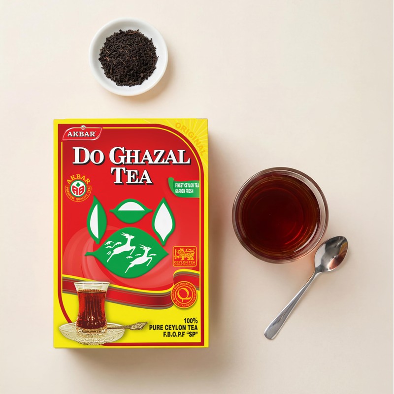 Do Ghazal Pure Ceylon Tea 16oz (454g) Black Loose Leaves
