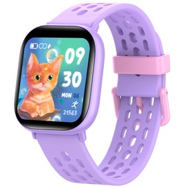 Kids Smart Watch Girls Boys, Smart Watch for Kids, Children's Watch, Smart Watch for Kids, 1.4 inch DIY Dial, Multiple Sports Modes, Pedometer, IP68 Waterproof, Compatible with IOS and Android