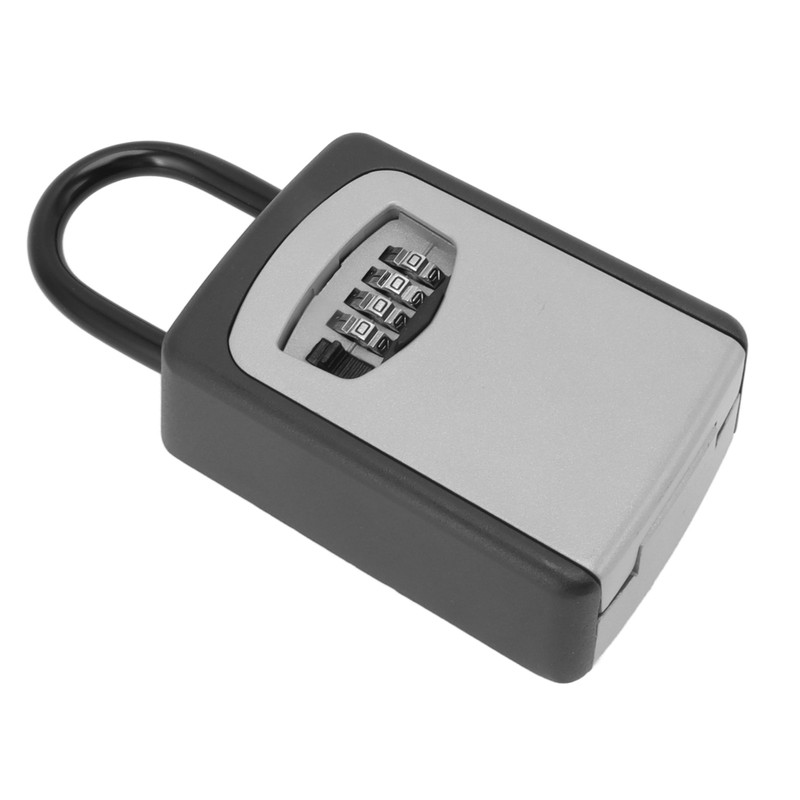 Key Lock Box Large Capacity Wall Mounted Resettable 4 Digit