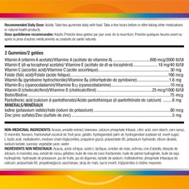 Centrum MultiGummies, Adult Multivitamin Multivitamins/Minerals Gummies for Men & Women, Cherry, Berry, and Orange Flavour, 150 Count (Packaging May Vary)