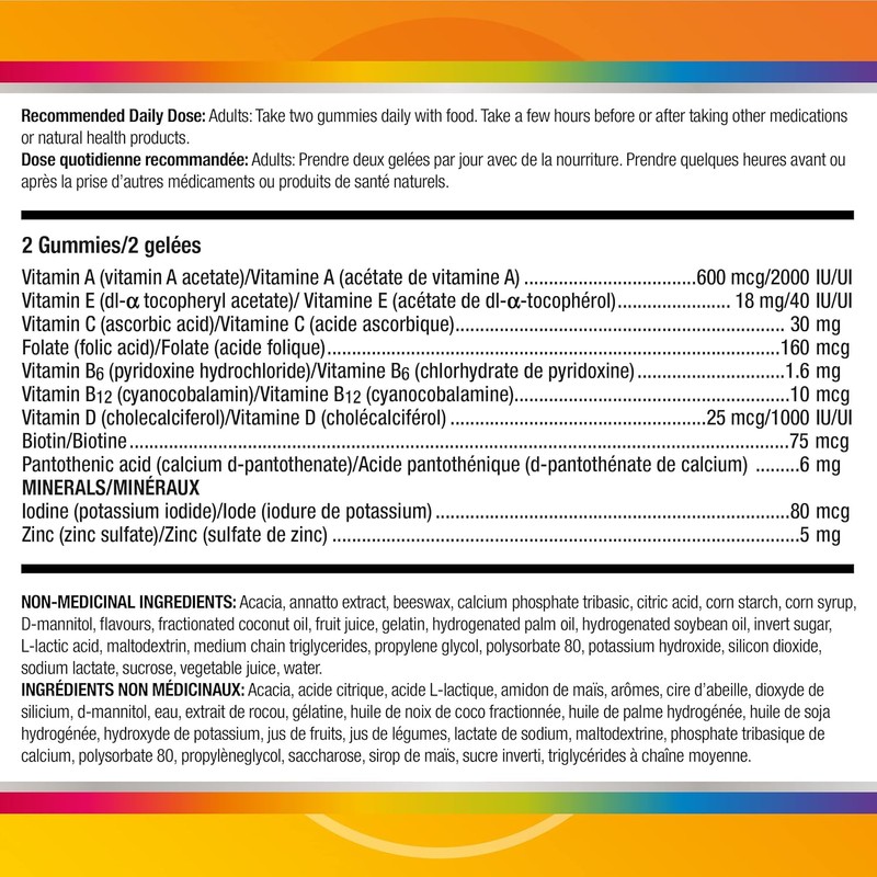 Centrum MultiGummies, Adult Multivitamin Multivitamins/Minerals Gummies for Men & Women,
