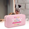 Cheerleading Gifts for Girls Makeup Bag for Cheerleader Cheer Bag