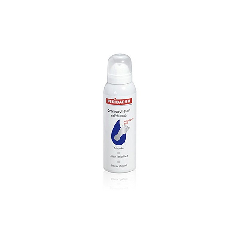 PEDIBAEHR Cremeschaum mit Echinacea bei rauen und rissigen Füßen, 125