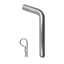 Bent Hitch Pin, Trailer Hitch Pin & Clip for Trailer Hitch Receiver, Towing Components, Tow Bar Pin for Trailer Plug Hitch (12.70 x 76 mm)