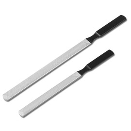 JIEYAO 2 Pcs Toe Nail Files for Thick Nails, Stainless Steel Nail Files for Women, 4 Sides Dog Nail File Board Professional Nail Dresser Manicure Pedicure Tool for Men Seniors & Dogs