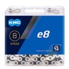 6/7/8 Speed eBike Chain KMC e8 Mountain e-Bike Chains Silver