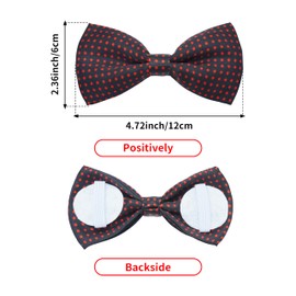 PET SHOW 5 Pack Pet Big Dogs Collar Embellishment Attachment Bow Ties for Medium Large Dogs Collar Charms Accessories Slides Bowties for Birthday Wedding Parties Assorted B Styles