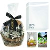 AnapoliZ Clear Cellophane Wrap Bags | (10 Pcs) X-Large 24”in