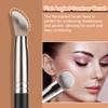 TEOYALL Contour Conceal Brush Set, 3PCS Angled Synthetic Under Eye