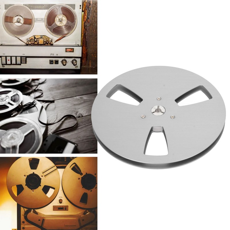 1/4 7 Inch Empty Reel Aluminum Alloy Universal 3 Open