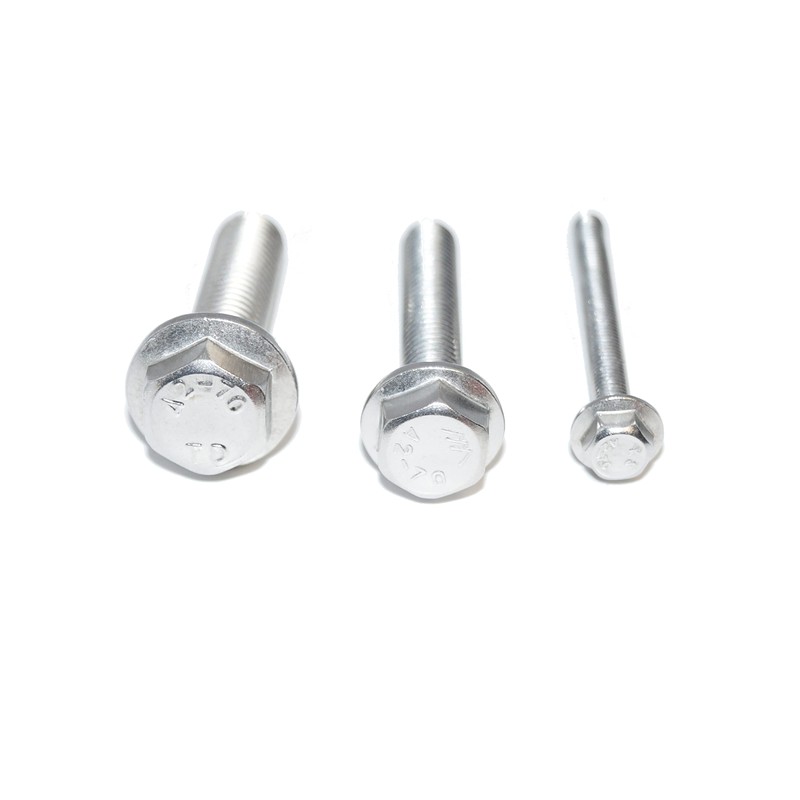 Hexagon Head Screws with Flange M8X50 10 Pieces DIN 6921