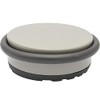 Wagner Doorstop Big Disk Color Middle Grey - Ã 98 x 30 mm, Middle Grey, Premium Buffer Made of Coated Industry Steel, Thermostatic Rubber, to be Placed on The Floor, 750 g - 15516701
