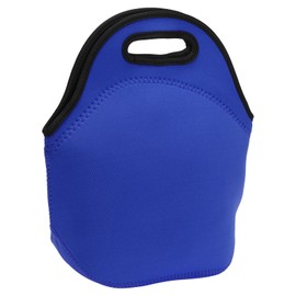 PATIKIL Neoprene Lunch Bags, 12"x6"x12" Insulated Lunch Bags Reusable Bento Bags Thermal Lunch Tote for Men and Women, Blue