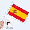 Anley Spain Mini Flag 12 Pack - Hand Held Small