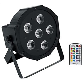 Rockville Battery PAR 6RF Rechargeable RGBWA+UV Wireless DMX LED Light+RF Remote