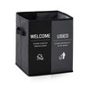 Vortissza Foldable Shoe Cover Dispenser Storage Box Storage Bin Holder