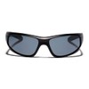 ShadyVEU Wrap Around Retro Sports Frame Slim Polarized UV400 Matte