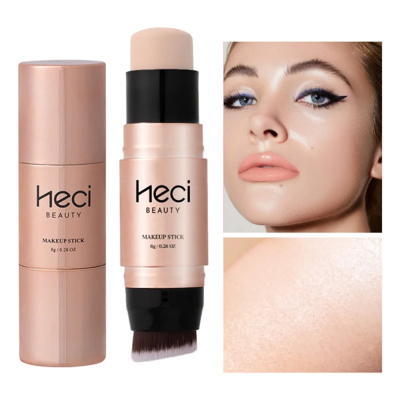 Base De Maquillaje En Barra Correctora Duradera Con Brocha Tono