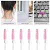 50 Pieces Eyelashes/Eyebrows Brushes, 10CM Lash Removal Cleaning Tools, Crystal