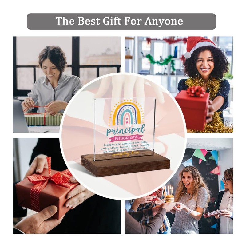 Principal Appreciation Gift, Inspirational Difference Maker Gift for Principal, Thank