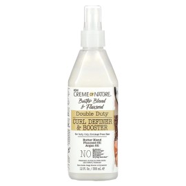 Creme of  Nature Butter Blend & Flaxseed Curl Definer & Booster 12 Oz