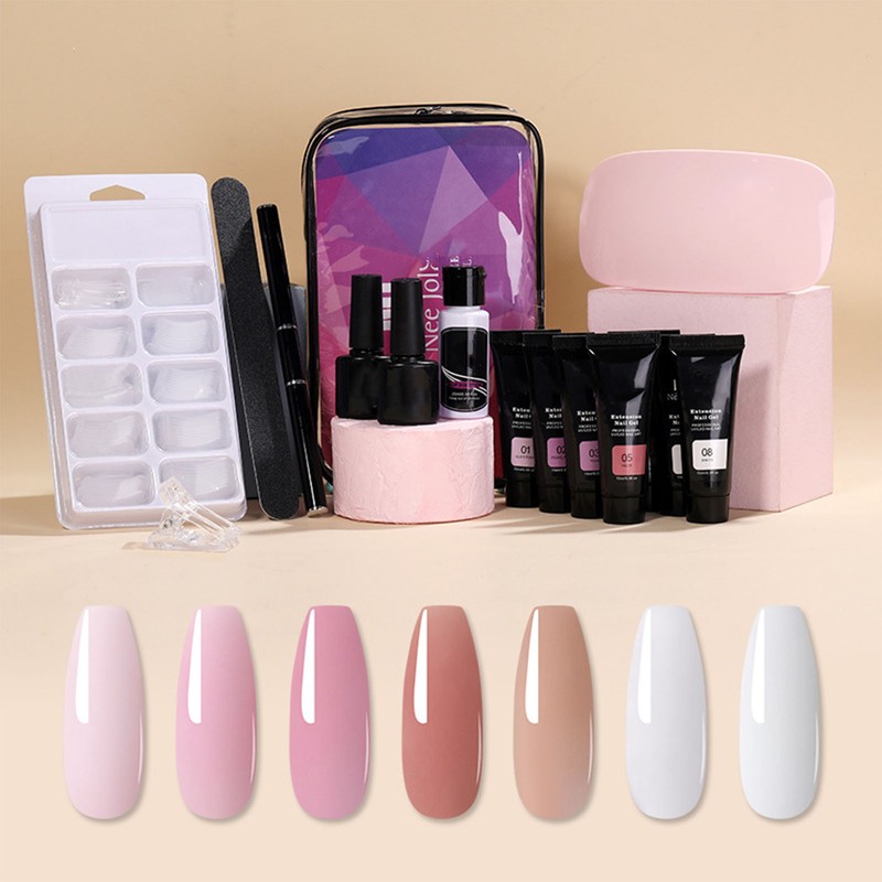 Nail Extension Gel Set Nail Enhancement Extension Kit with Nail