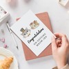 Funny Cat Wedding Card for Newlywed Couple, Just Married Pun