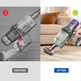 LANMU Upgraded Trigger Lock Compatible with Dyson V15 V11 V10 V8 V7 V6 Animal Absolute Motorhead Detect Stick Cordless Vacuum Cleaner, Power Button Switch Lock Attachments