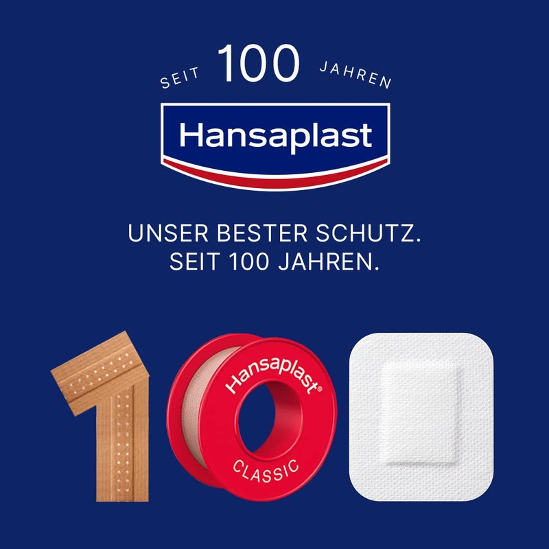 Hansaplast Sensitive Skin Plasters, Medium, Pack of 20, Skin-Friendly and