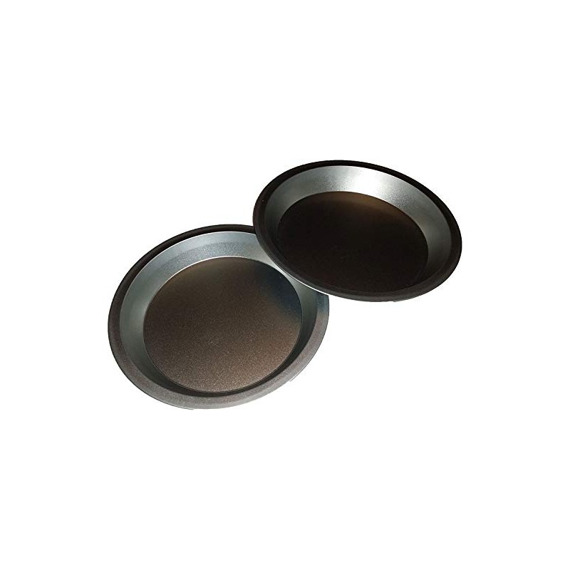 Two 9 inch Pie Pans a Heavy weight steel none
