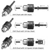 Bestgle 1.5-13mm Drill Chuck Adapter Mount 1/2-20UNF Quick Change Connect