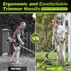 Weed Eater Handle Extension Back Saver, Upgraded Aluminum Grip Trimmer