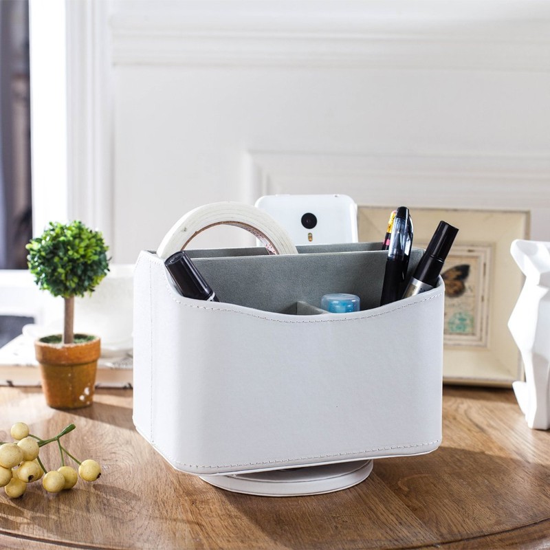 UnionBasic Rotating Desk Organizer, 360 Degree Desk Spinning Caddy, Desktop