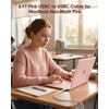 USB C Cable 15FT 2-Pack,Pink USBC 60W Fast Charging for