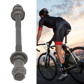 Front Bicycle Wheel Hub Bicycle Wheel Hub Front Rear Solid Shaft Lever Bicycle Hollow Shaft Bicycle Hub Front Rear Wheel Hub Axle Wheel Related Bicycle Repair Tool Durable Durable Stability Chrome