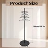 GSYUWIH Floor Standing Belt Display Rack, Tie Hook, 66.2in Belt