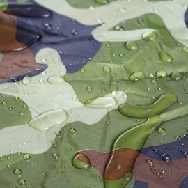 TESWNE Universal All Weather ATV Cover Waterproof Dust Sun Wind Proof Outdoor ATV UV Cover -Camouflage (XXL)