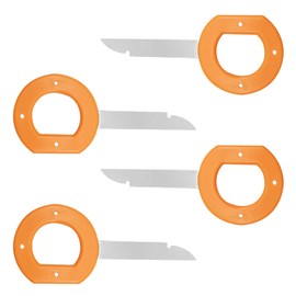 4Pcs Car Radio Removal Tool Fit for Most Models Universal Pin Stereo Hooks Tools1C0-051-530, T87P-19061-A - Yellow