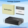 2-Port Gigabit PoE Extender, POE Ethernet Splitter 1 to 2,
