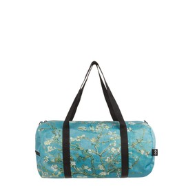 LOQI Van Gogh Almond Blossom Weekender Gym Tote, 25 cm, 15 liters, Blue (Almond Blossom)