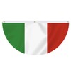 1.5x3 FT Italy Fan Bunting Flag,18x48 In Italian Semi Round