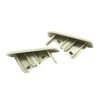 GXARTS 2Pcs Left and Right Grey Headlight Washer Spray Nozzle