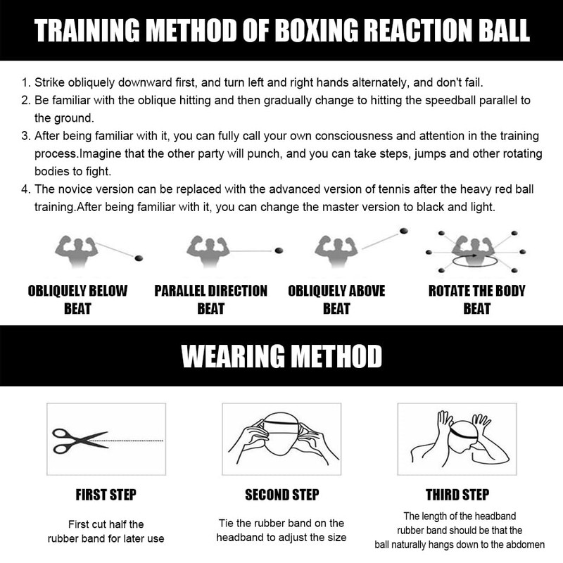 COMAYJOHN Boxing Reflex Ball Set