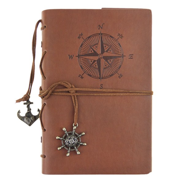 Liying Retro Sketchpad Diary Notebook Softcover DIN A5 Kraft Paper