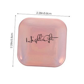 Gatuida Highlighter Powder Palette for Makeup Versatile Face Highlighter Pan Easy to Apply for Body Hair for Stunning Looks